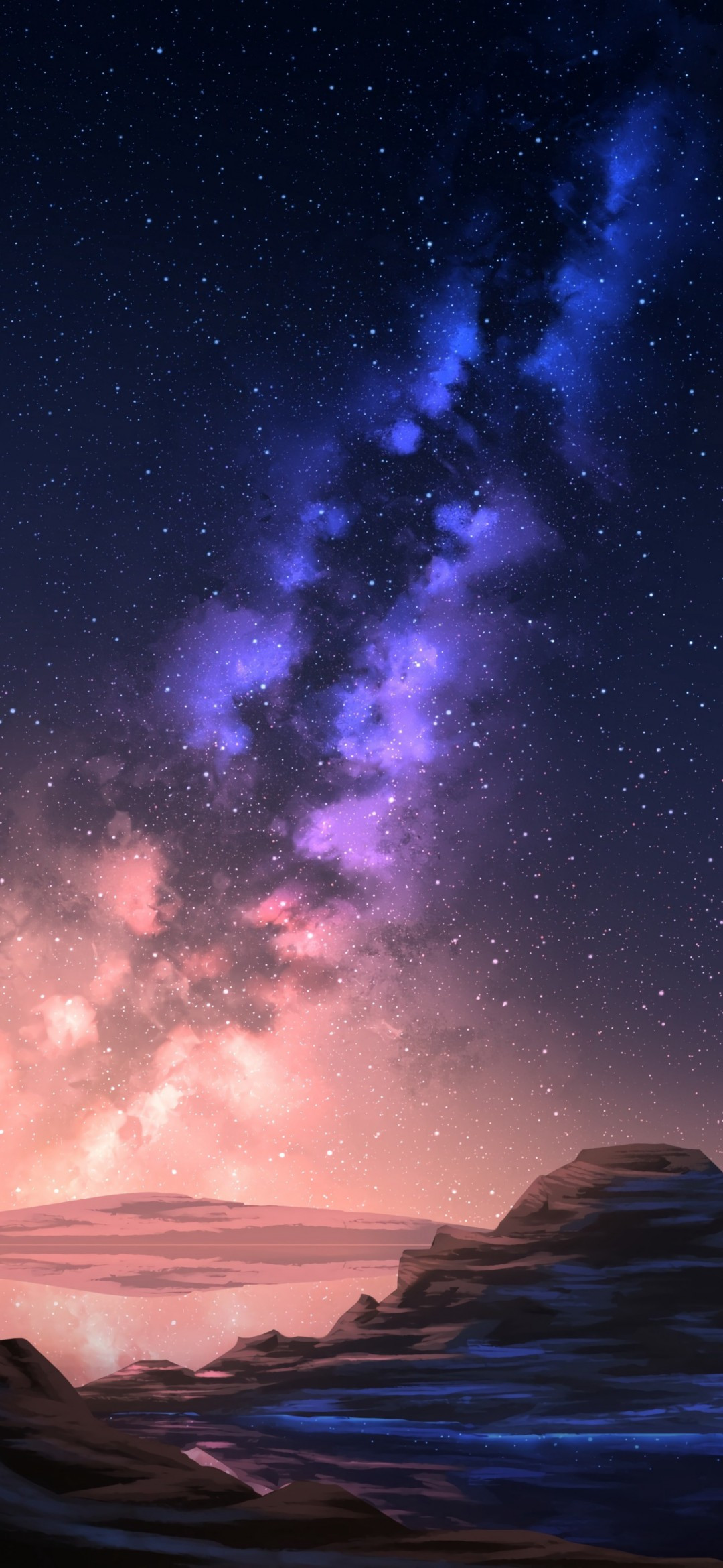 Starry Star Sky And Mountain Wallpapers