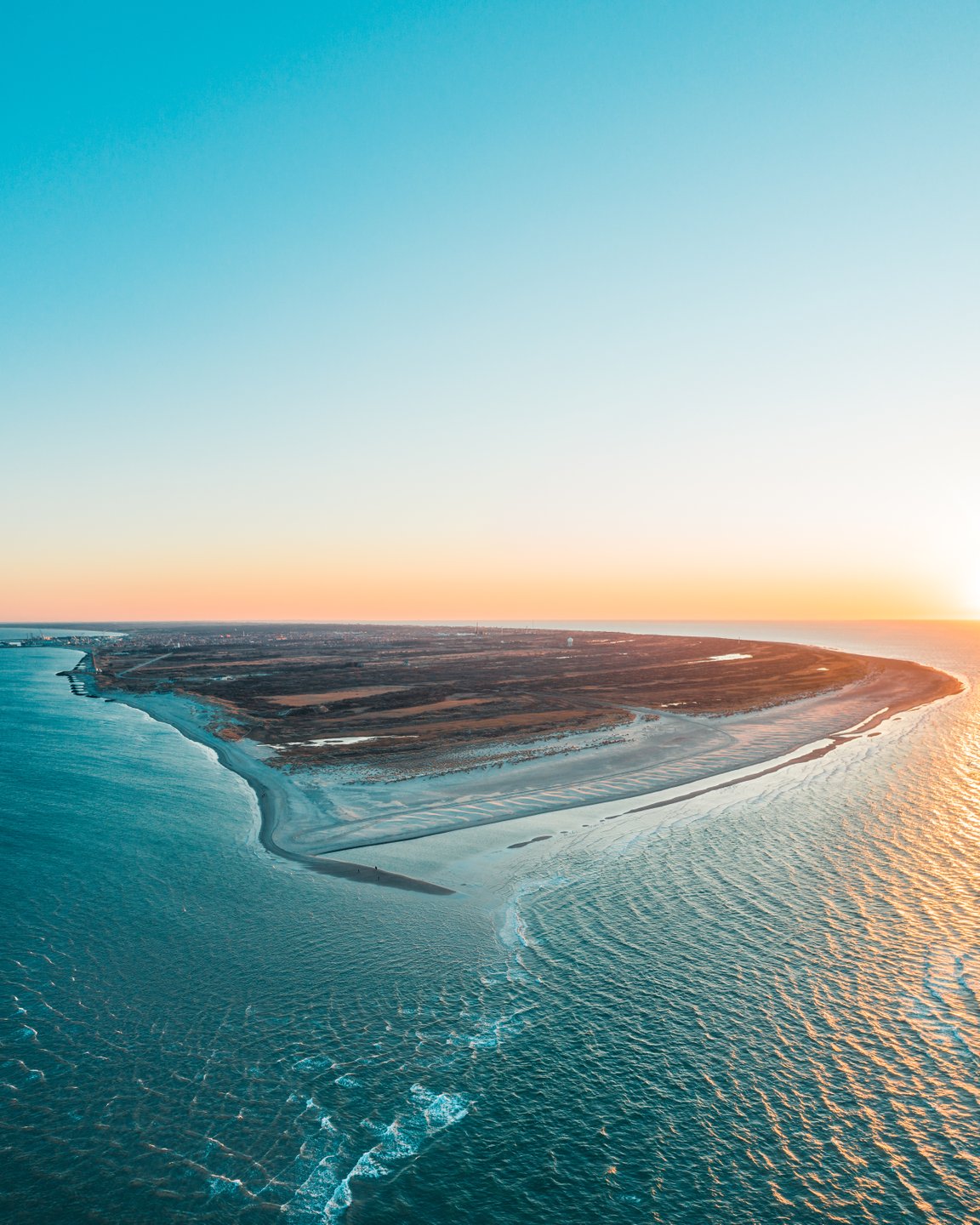 Starry Sunset In Skagen Denmark Wallpapers