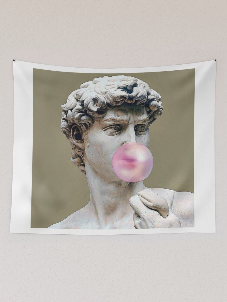 Statue Blowing Bubble Gum Wallpapers