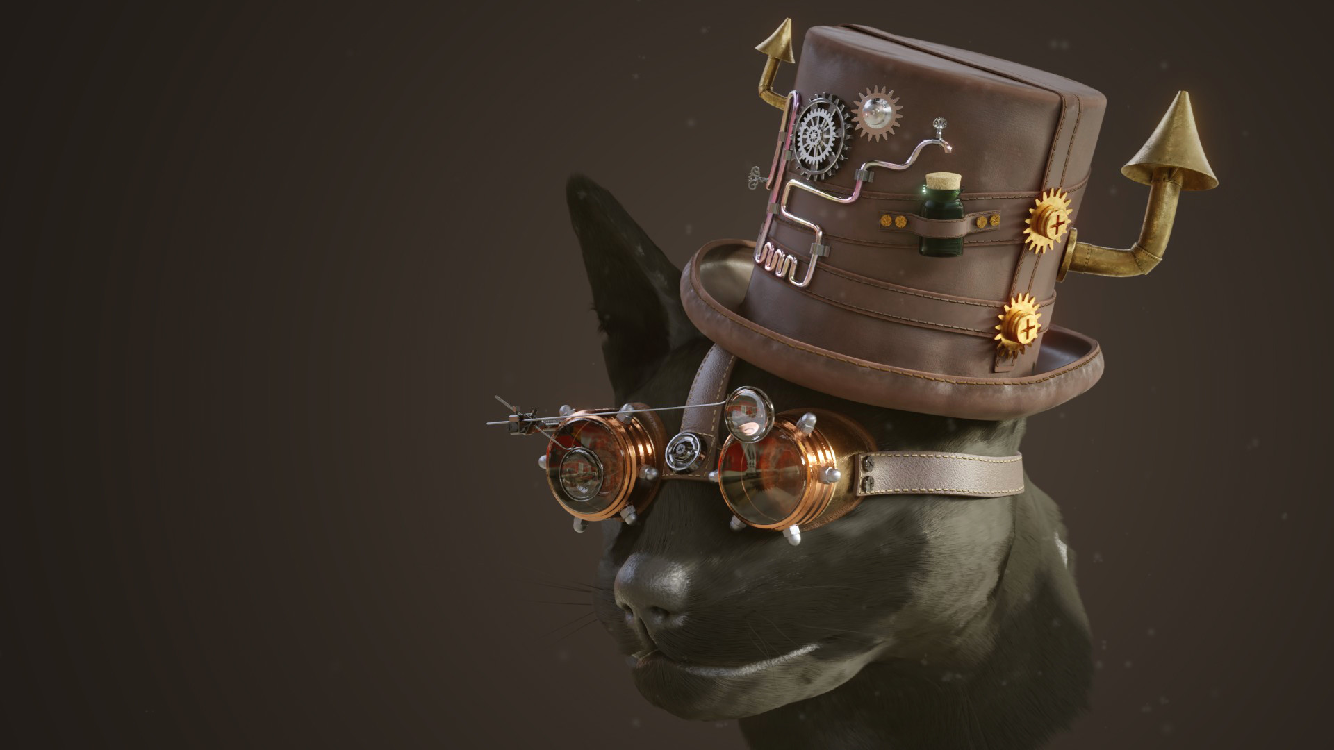 Steampunk Cat Wallpapers
