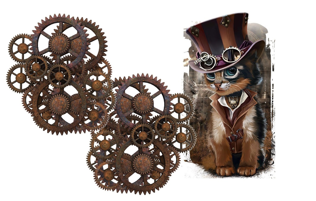 Steampunk Cat Wallpapers