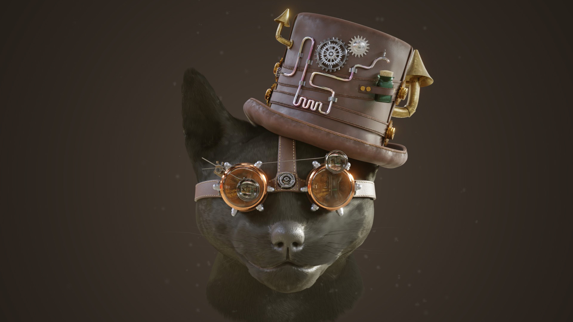 Steampunk Cat Wallpapers