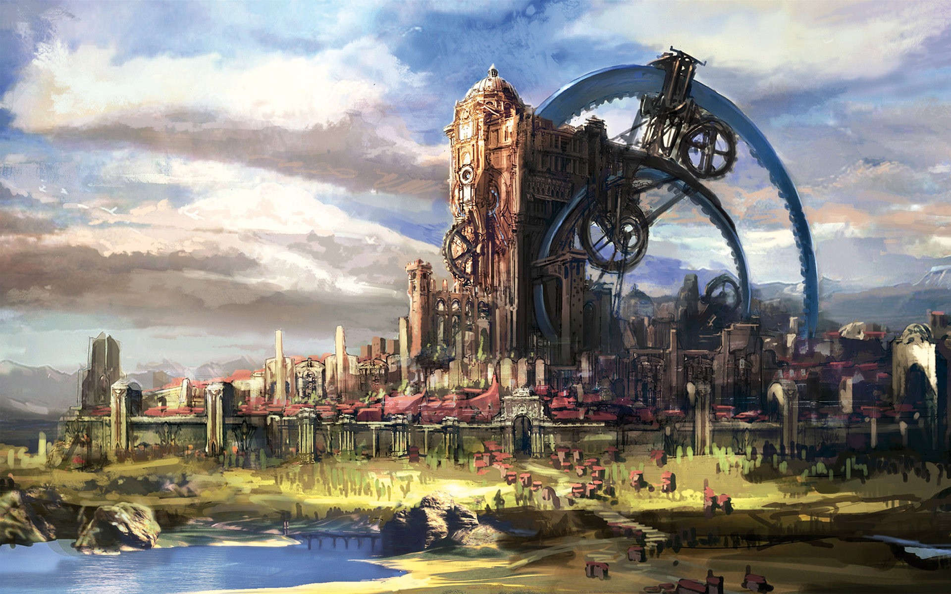 Steampunk City Wallpapers