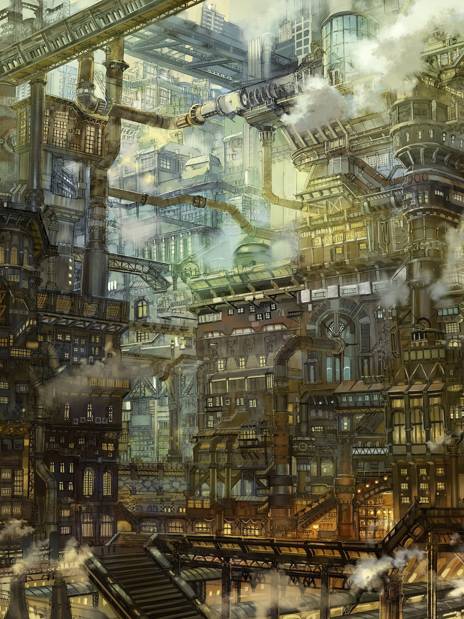 Steampunk City Wallpapers