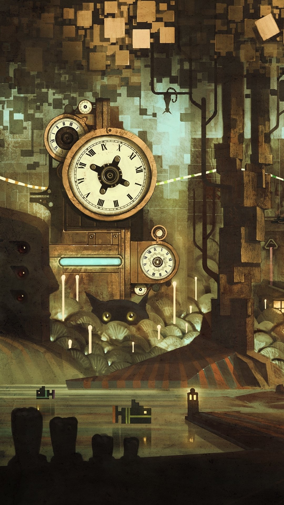 Steampunk Clock Wallpapers