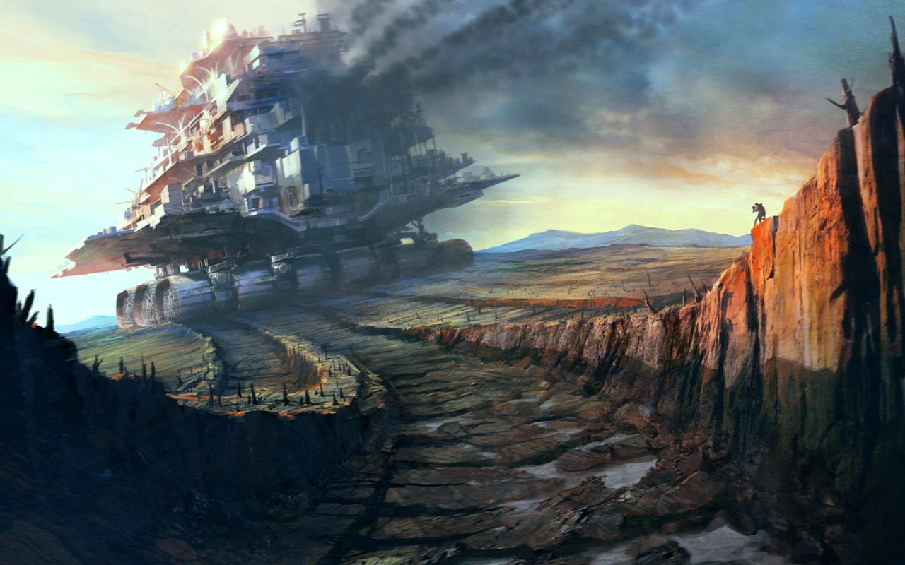 Steampunk Landscape Wallpapers