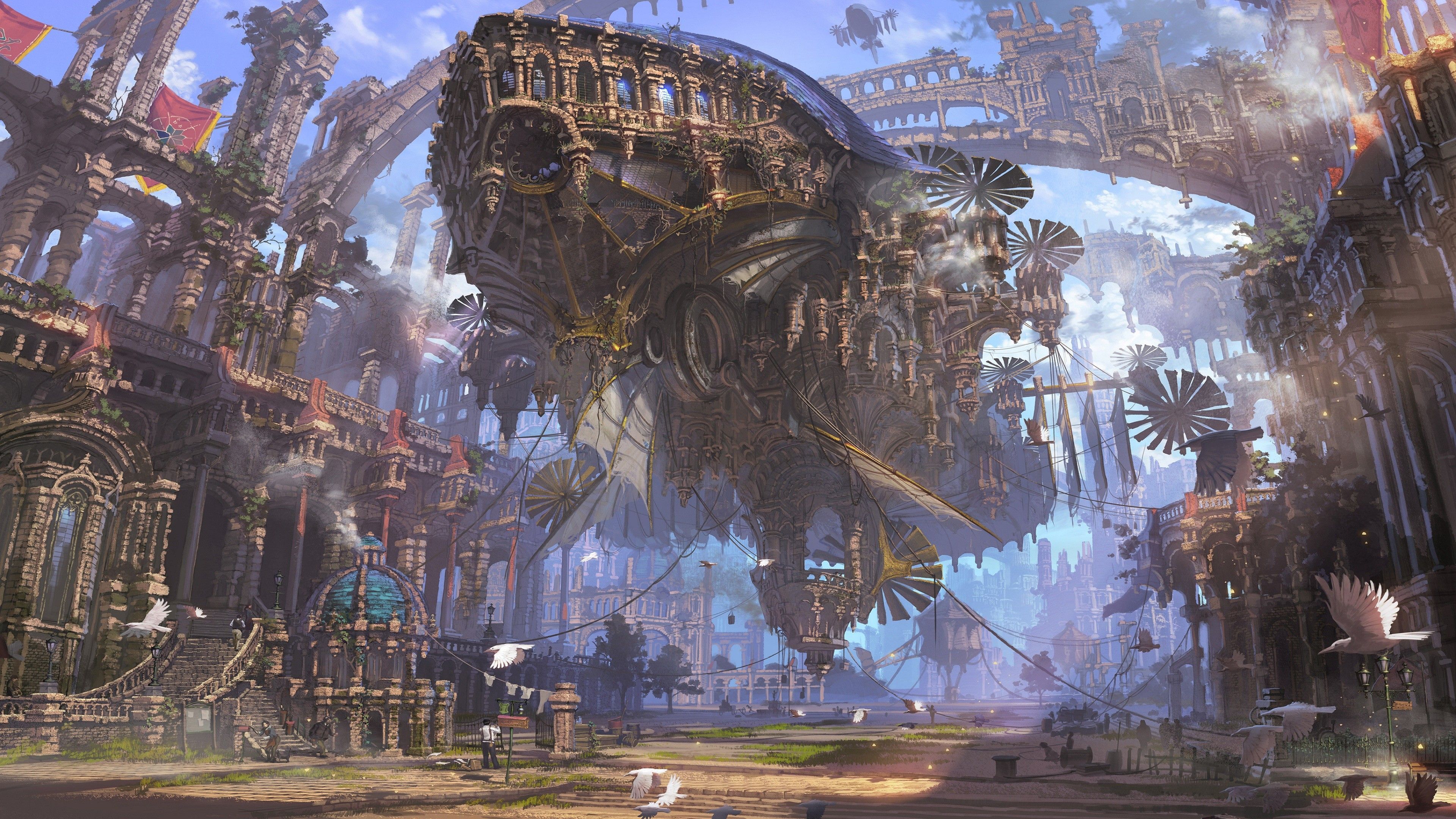 Steampunk Landscape Wallpapers