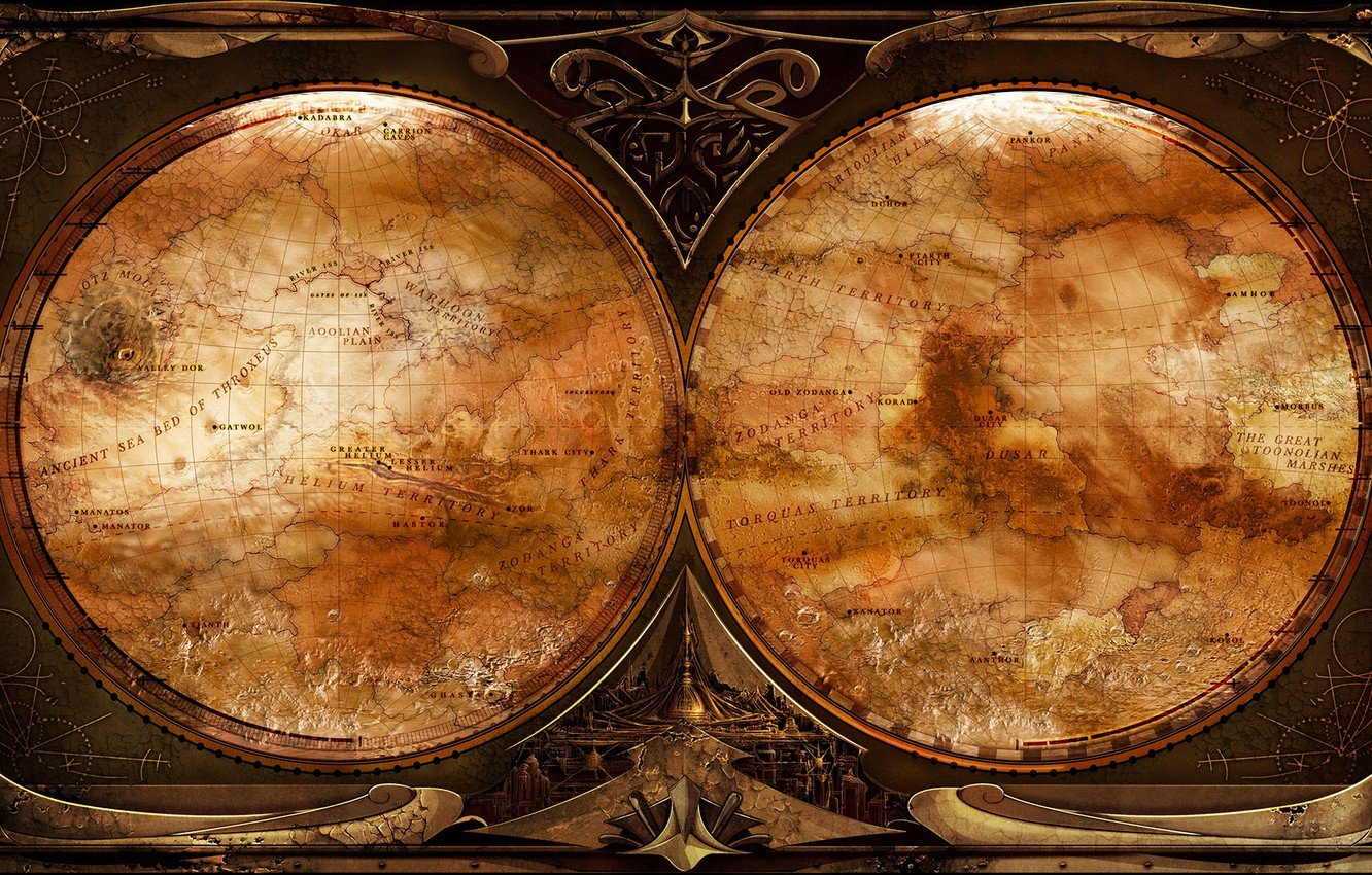 Steampunk Map Wallpapers