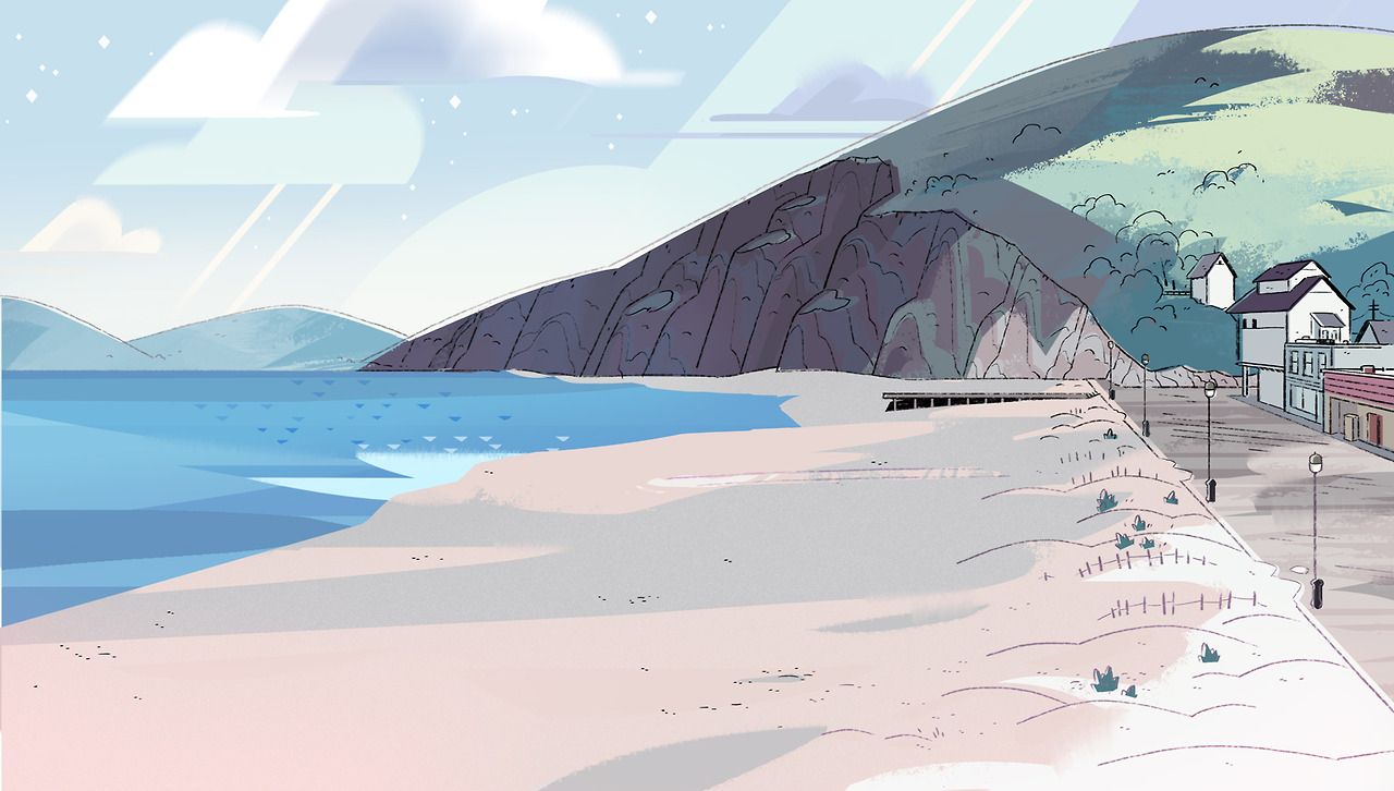 Steven Universe Backgrounds Beach