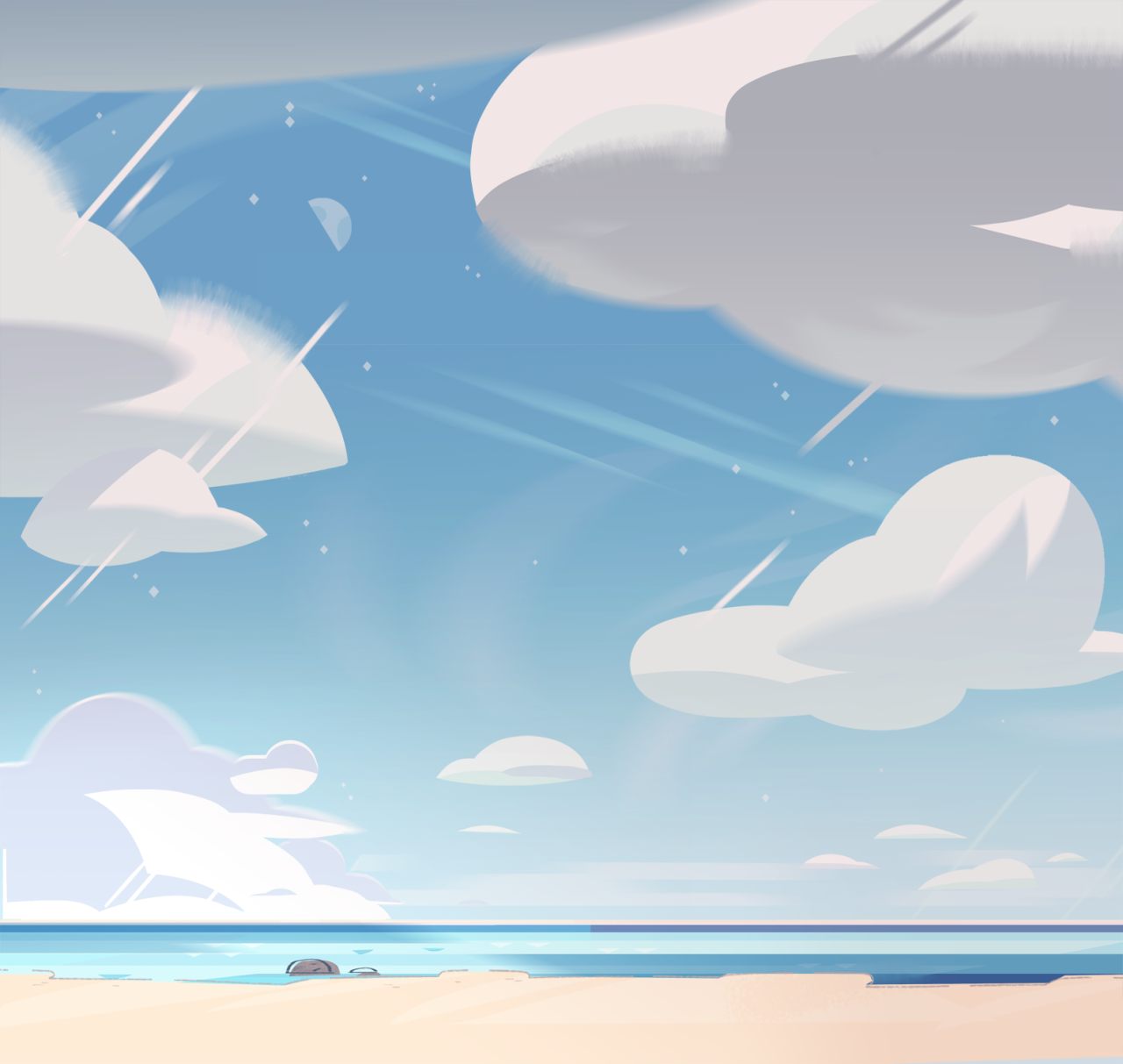 Steven Universe Backgrounds Beach