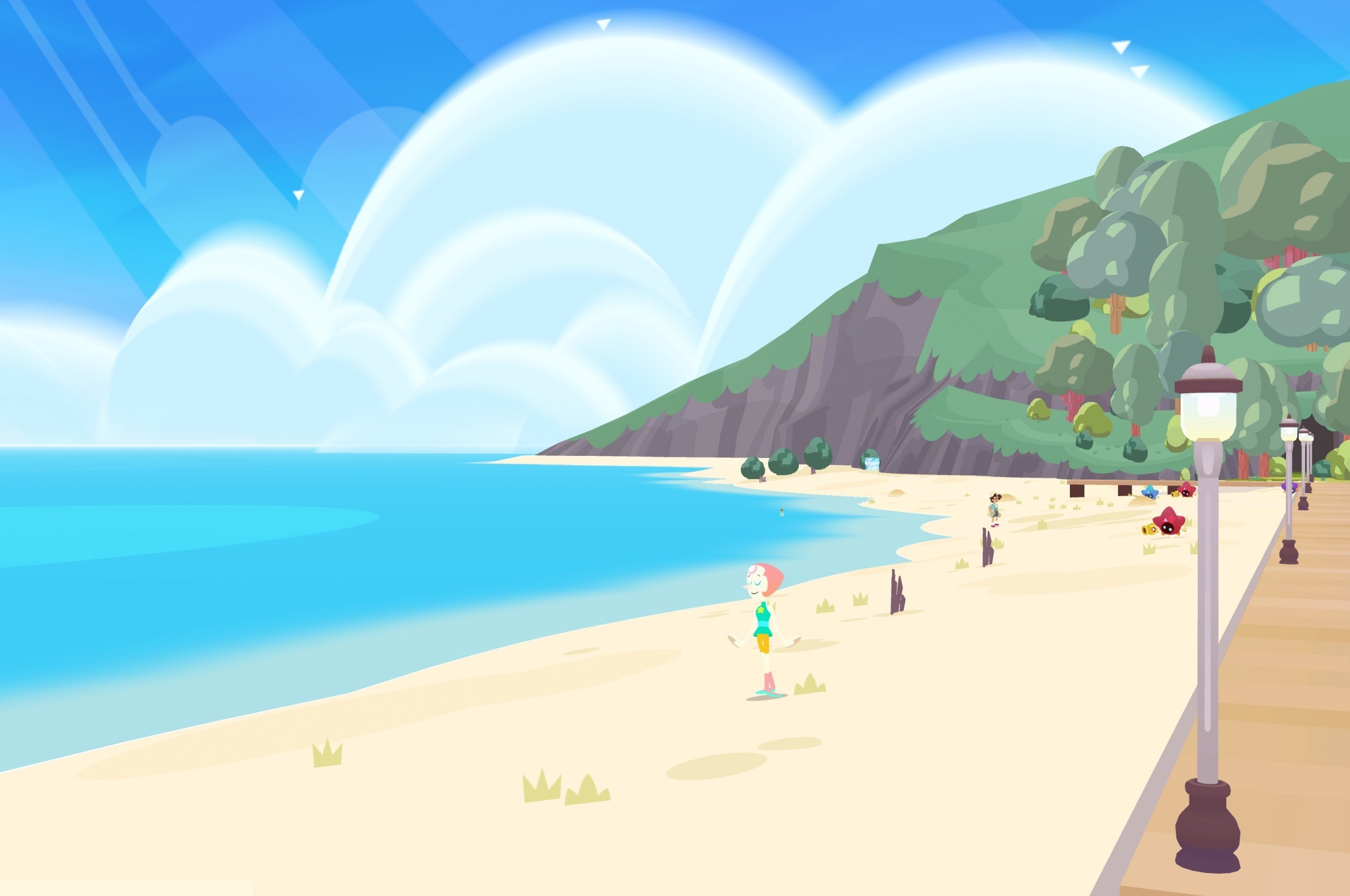 Steven Universe Backgrounds Beach