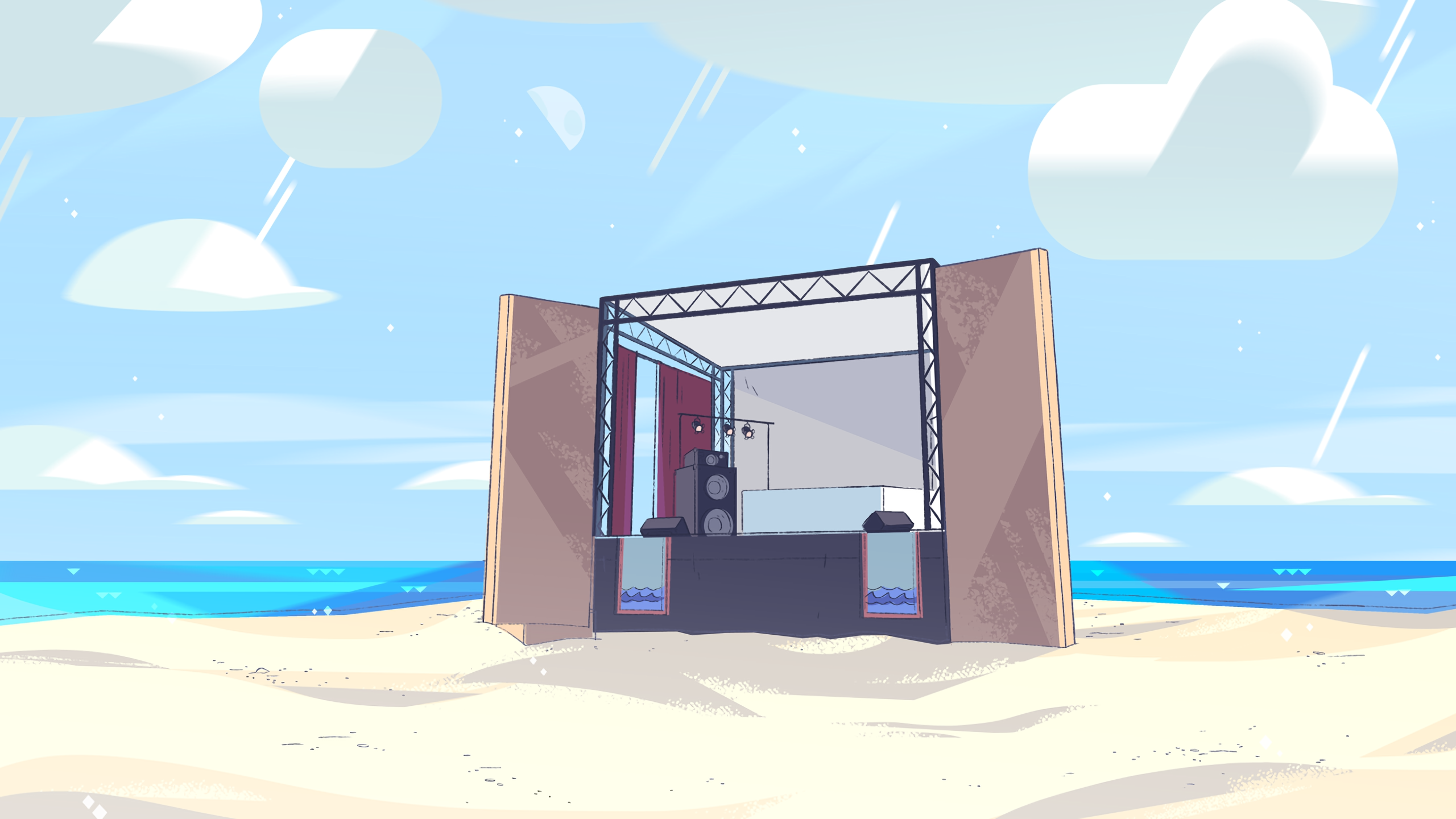 Steven Universe Backgrounds Beach