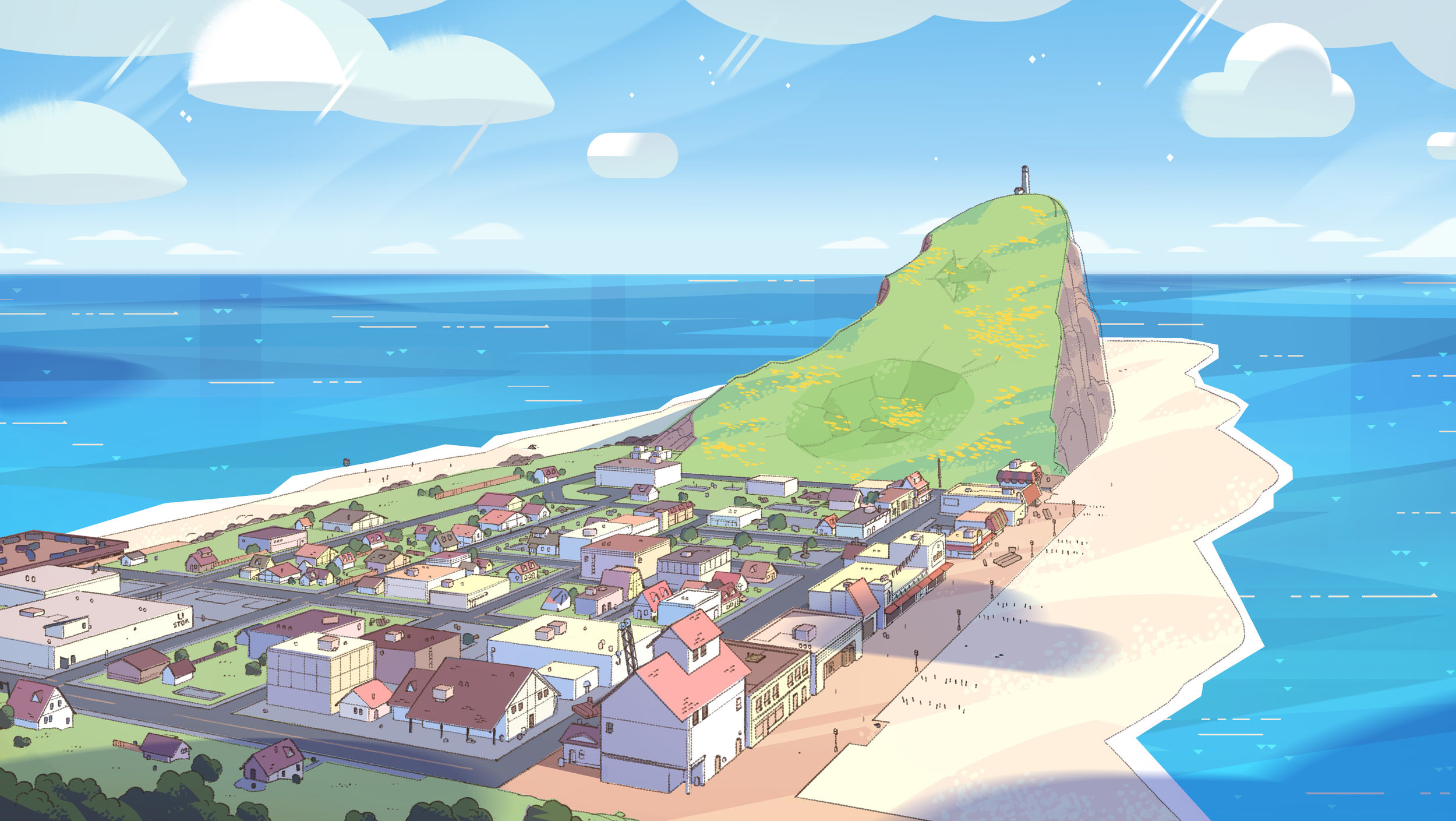 Steven Universe Backgrounds Beach