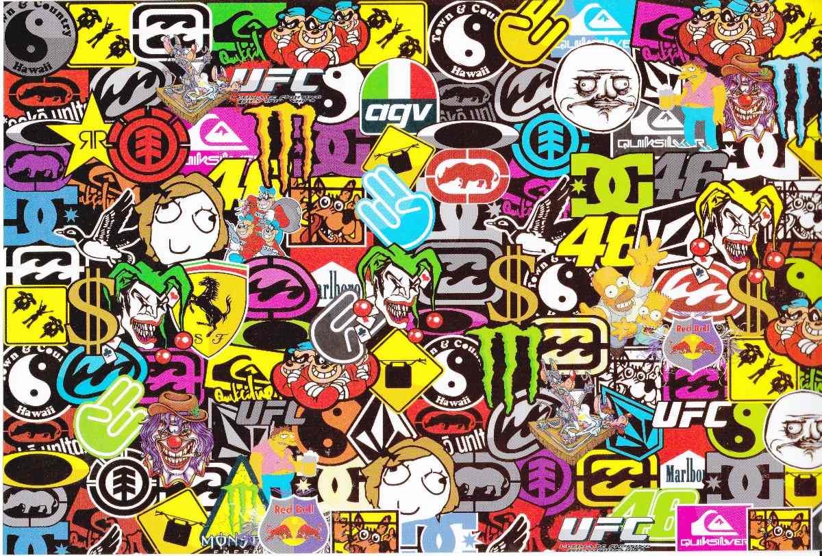 Sticker Bomb Hd Wallpapers