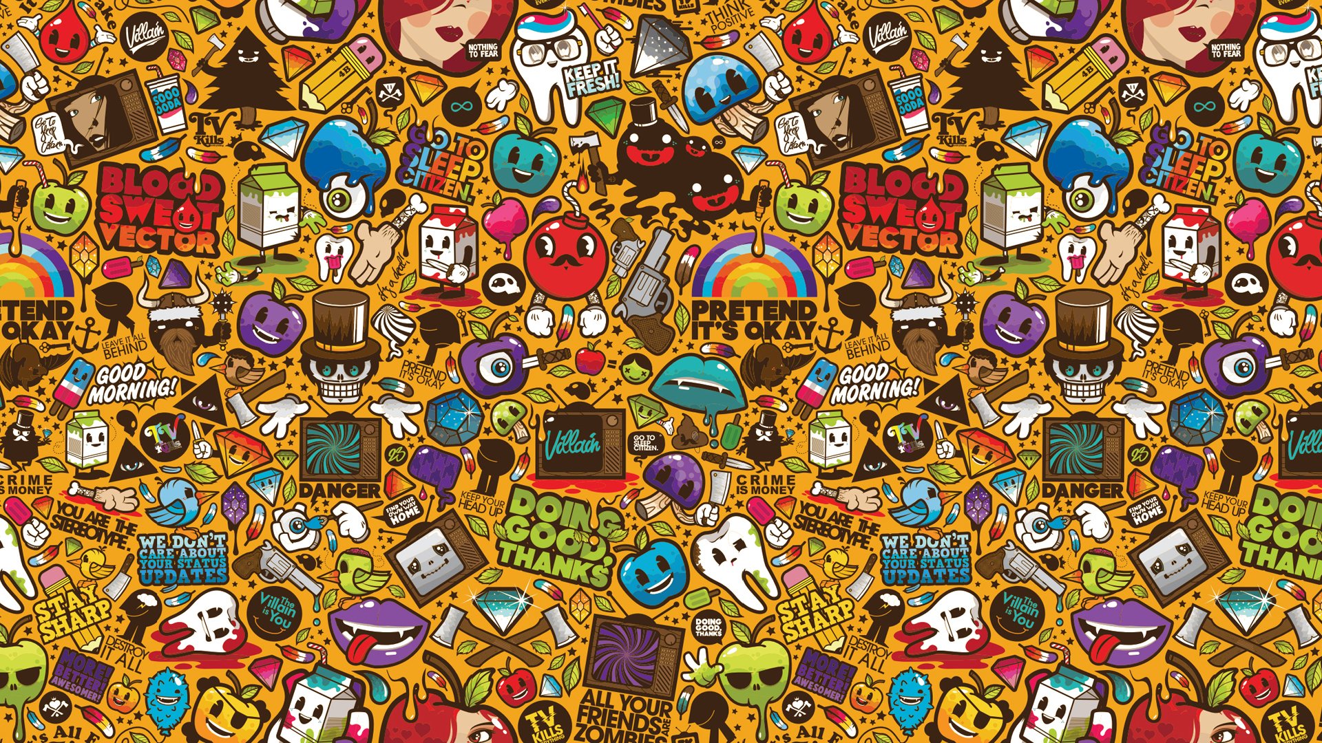 Sticker Bomb Hd Wallpapers