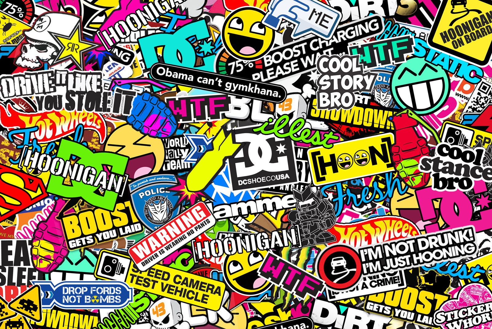 Sticker Bomb Sticker Wallpapers