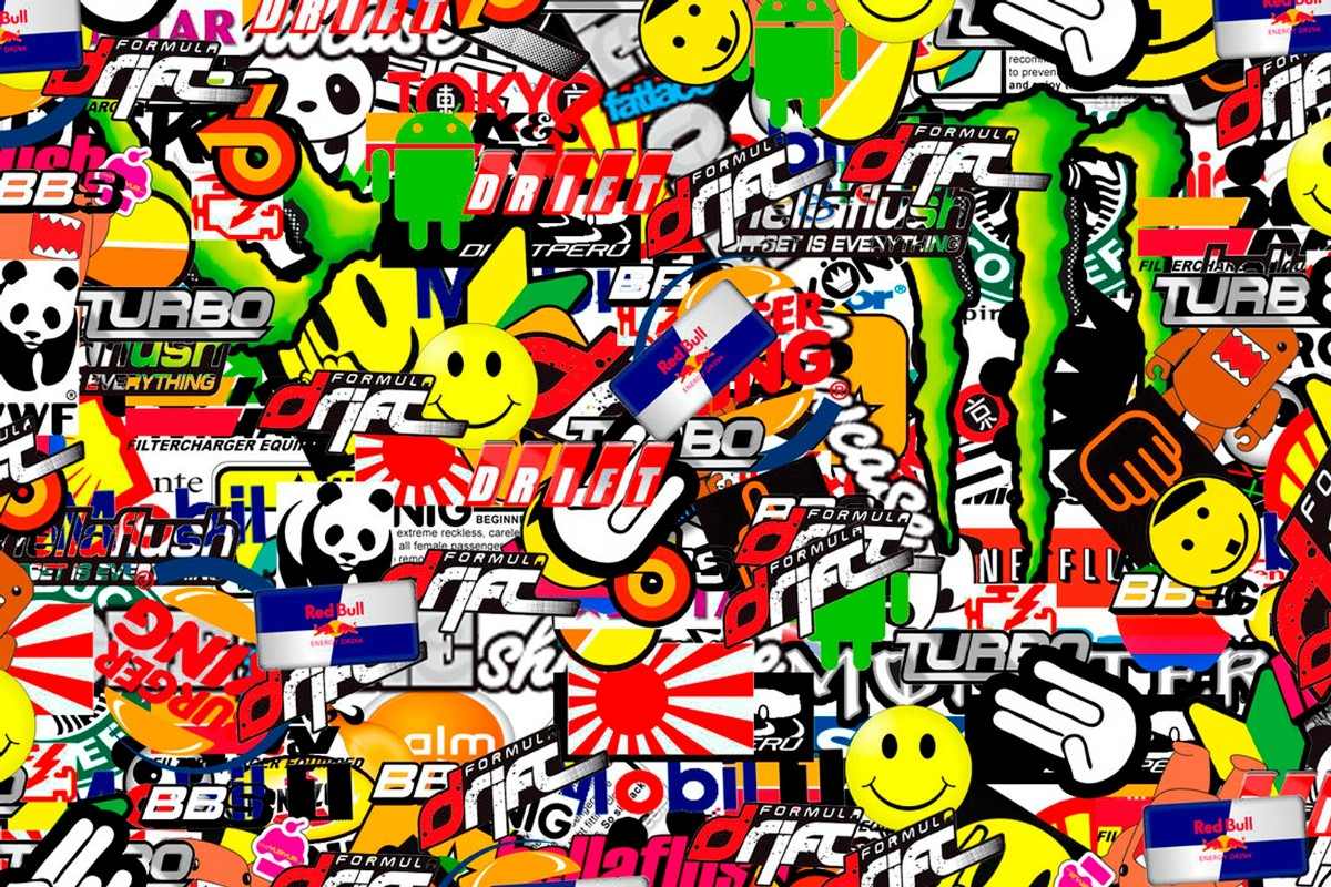 Sticker Bomb Sticker Wallpapers