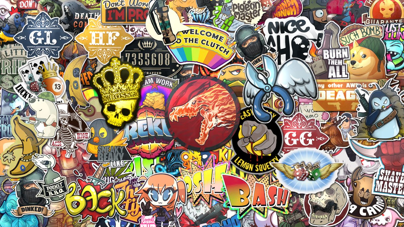 Sticker Bomb Sticker Wallpapers