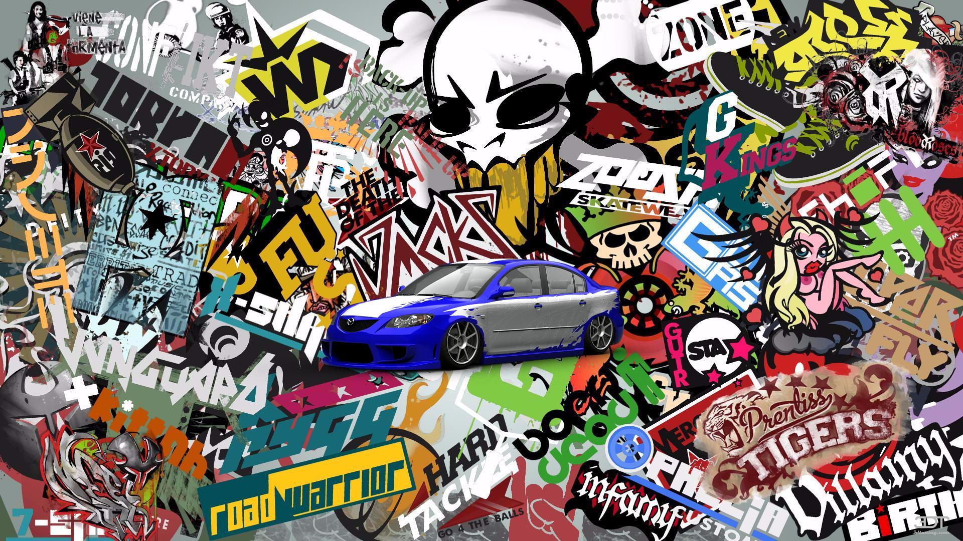 Sticker Bomb Sticker Wallpapers