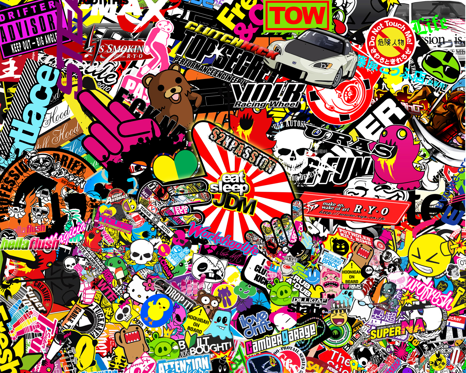 Sticker Bomb Sticker Wallpapers