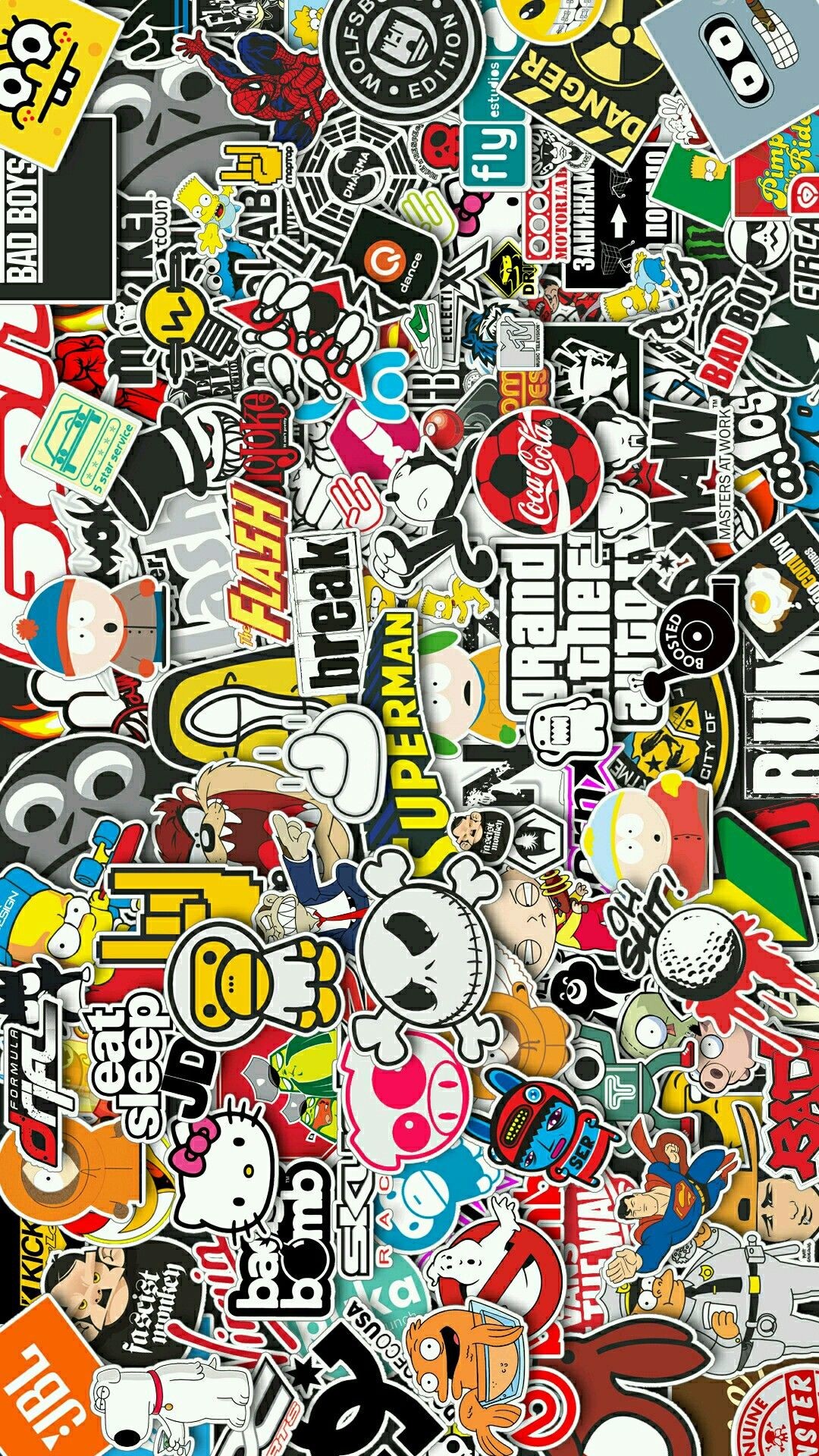 Sticker Bomb Sticker Wallpapers