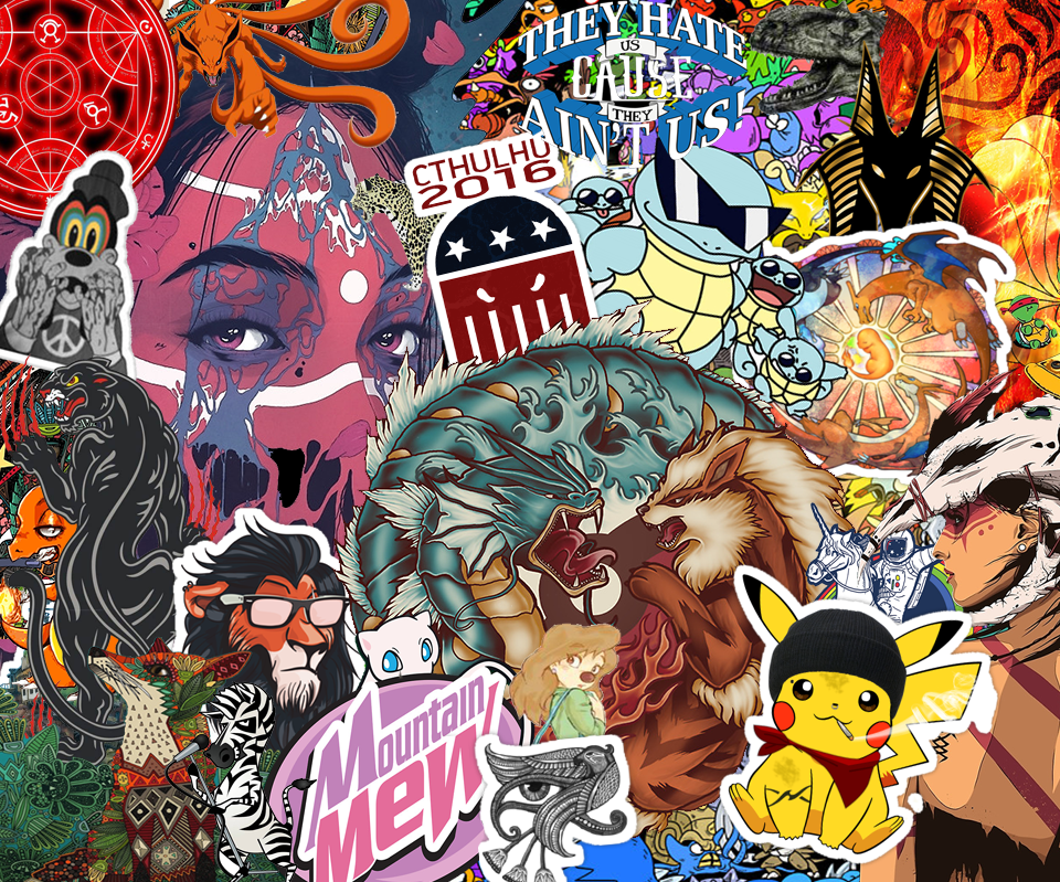 Sticker Bomb Sticker Wallpapers