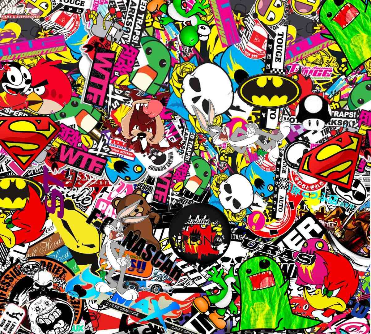 Sticker Bomb Sticker Wallpapers