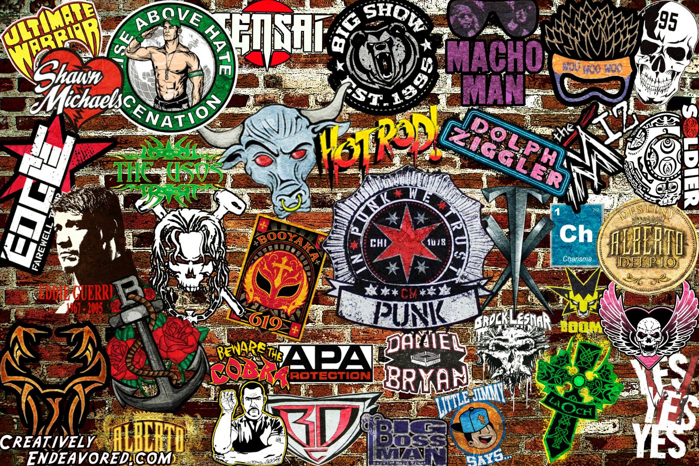Sticker Collage Wallpapers