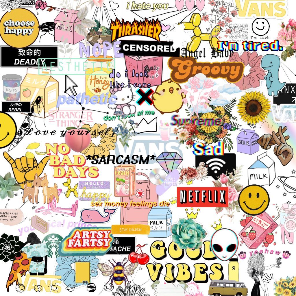 Sticker Collage Wallpapers