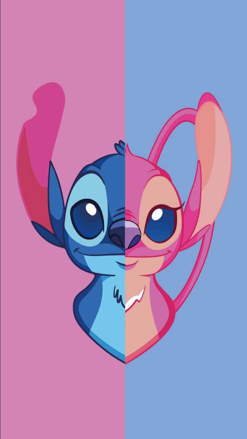 Stitch And Angel Couple Wallpapers