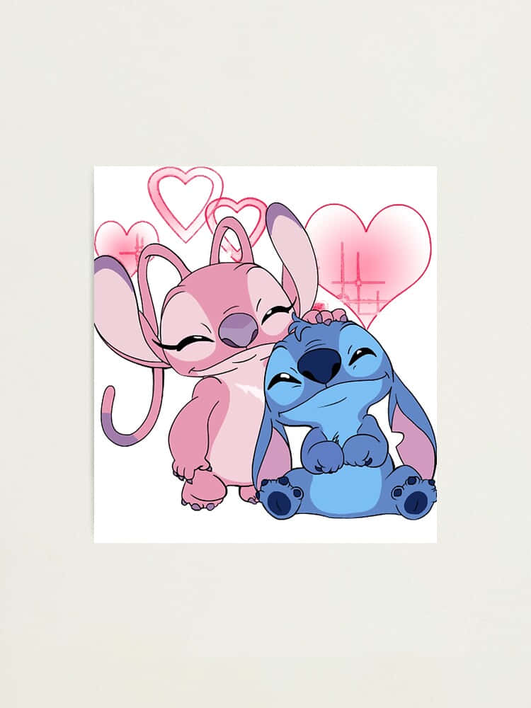 Stitch And Angel Couple Wallpapers