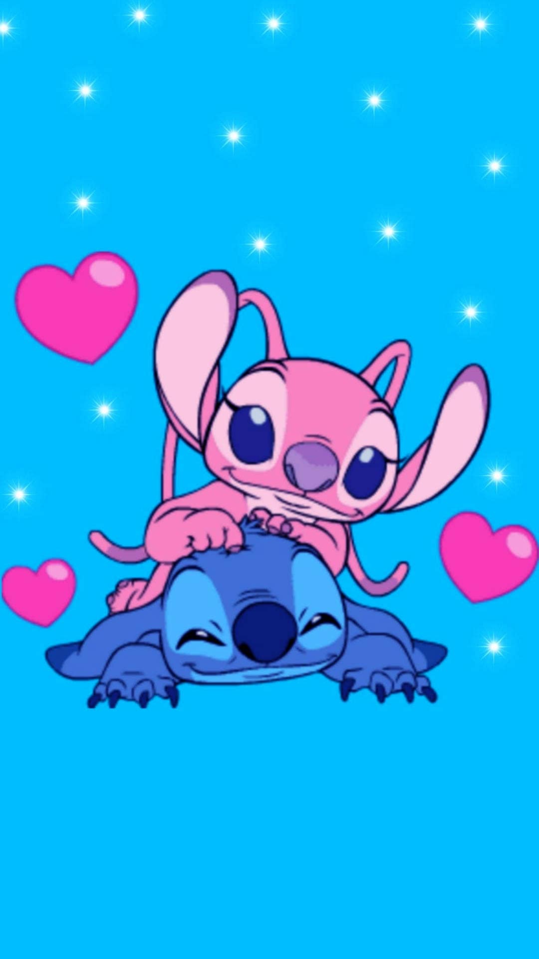 Stitch And Angel Couple Wallpapers
