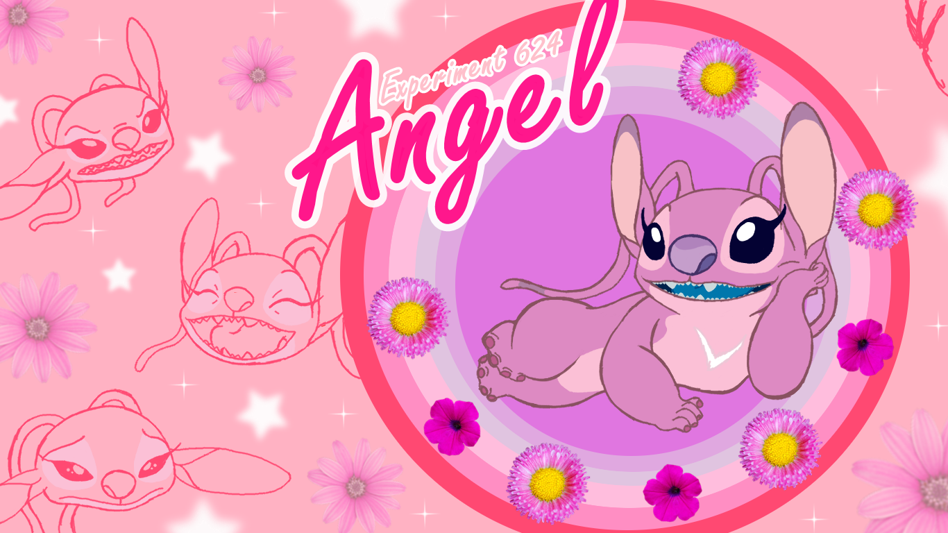 Stitch And Angel Couple Wallpapers