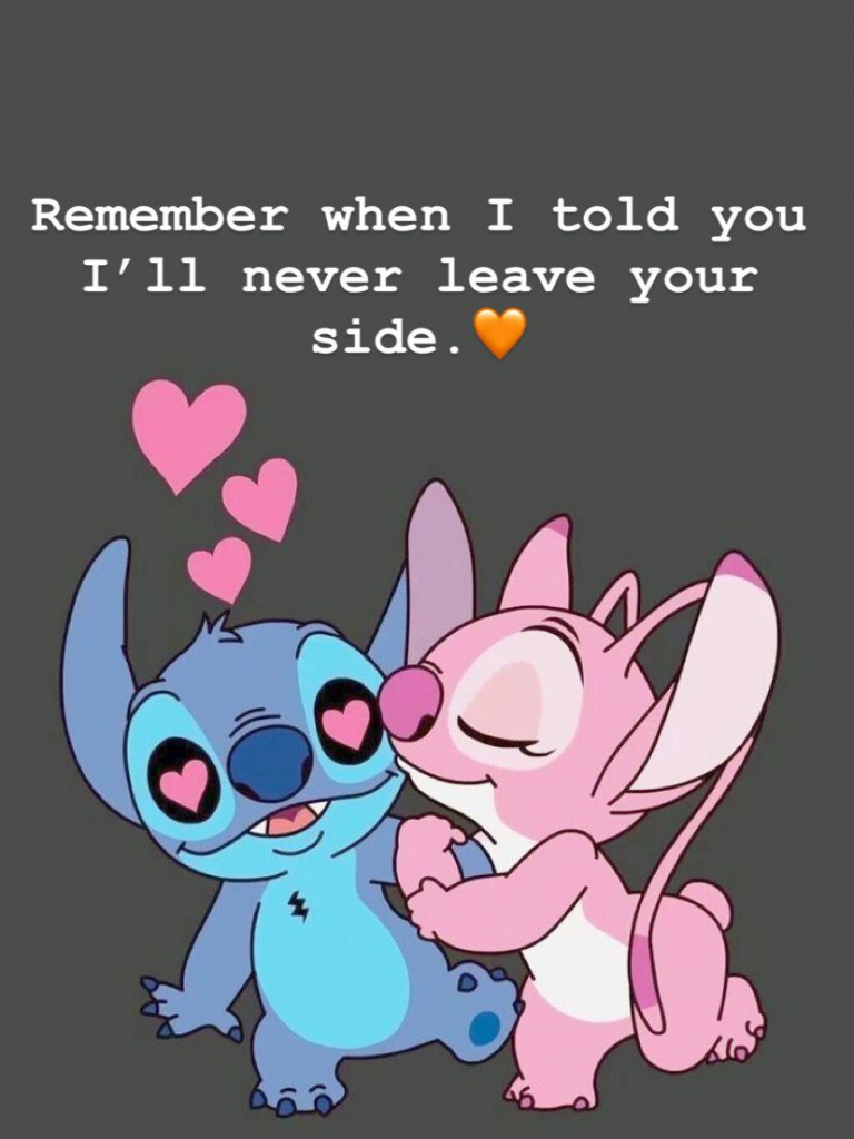 Stitch And Angel Couple Wallpapers