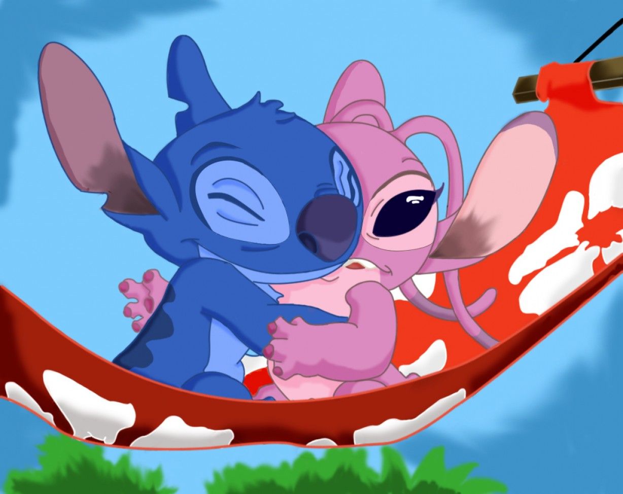 Stitch And Angel Wallpapers