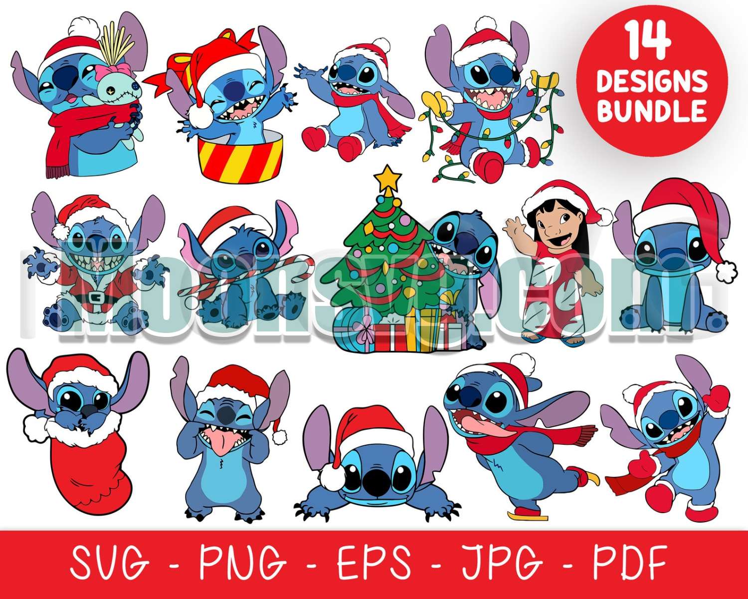 Stitch Christmas Wallpapers