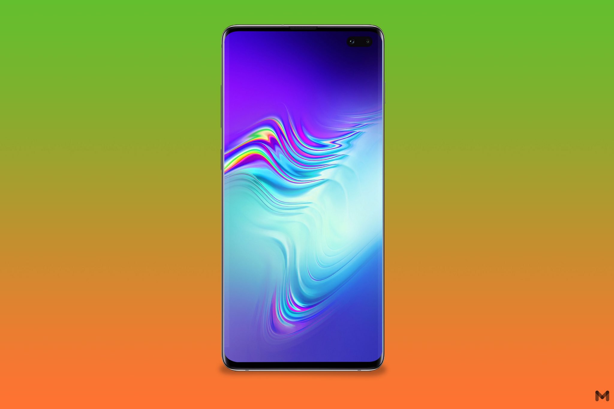 Stock Gradient Galaxy S10 Wallpapers