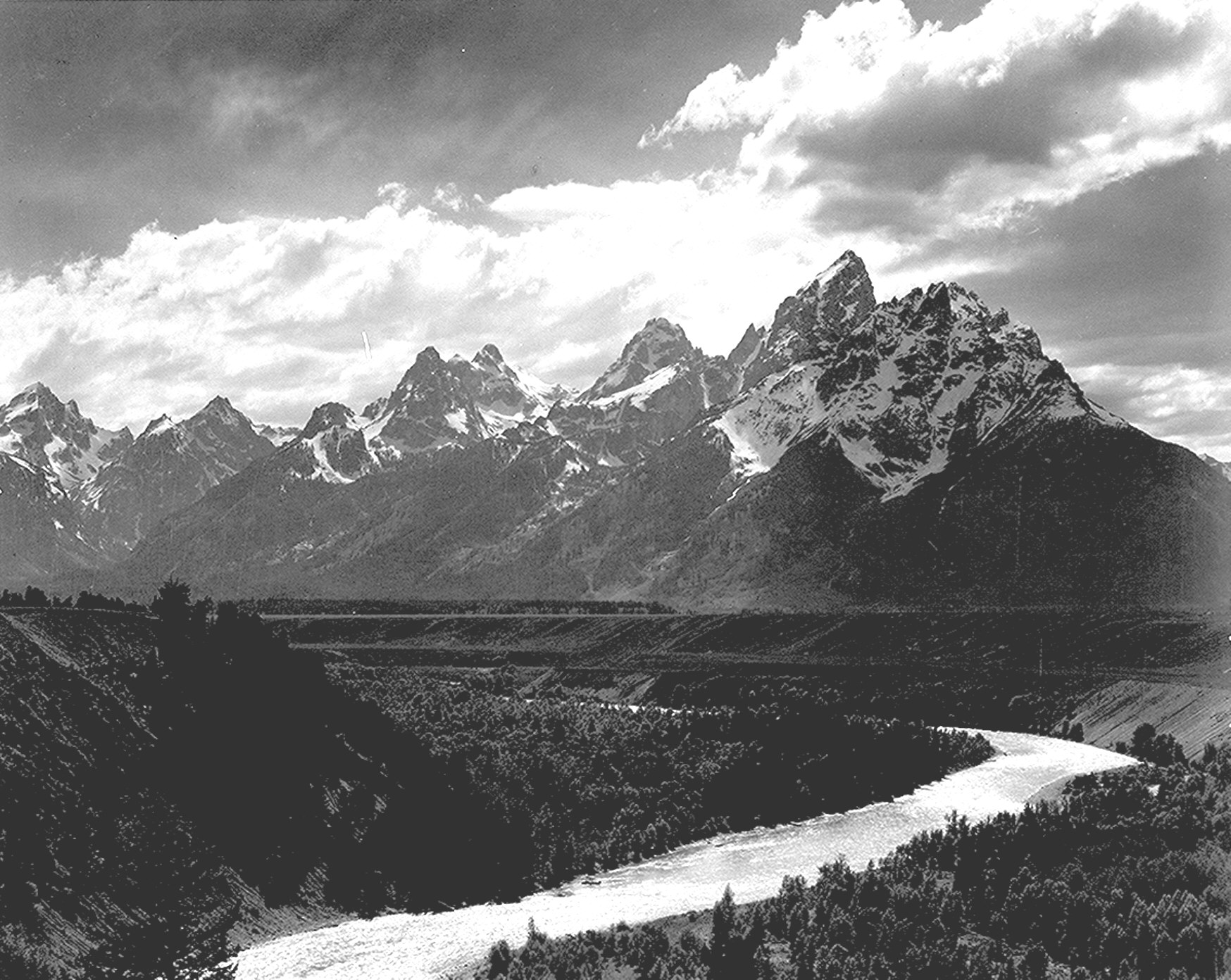 Stone Mountains Snow In Monochrome Wallpapers