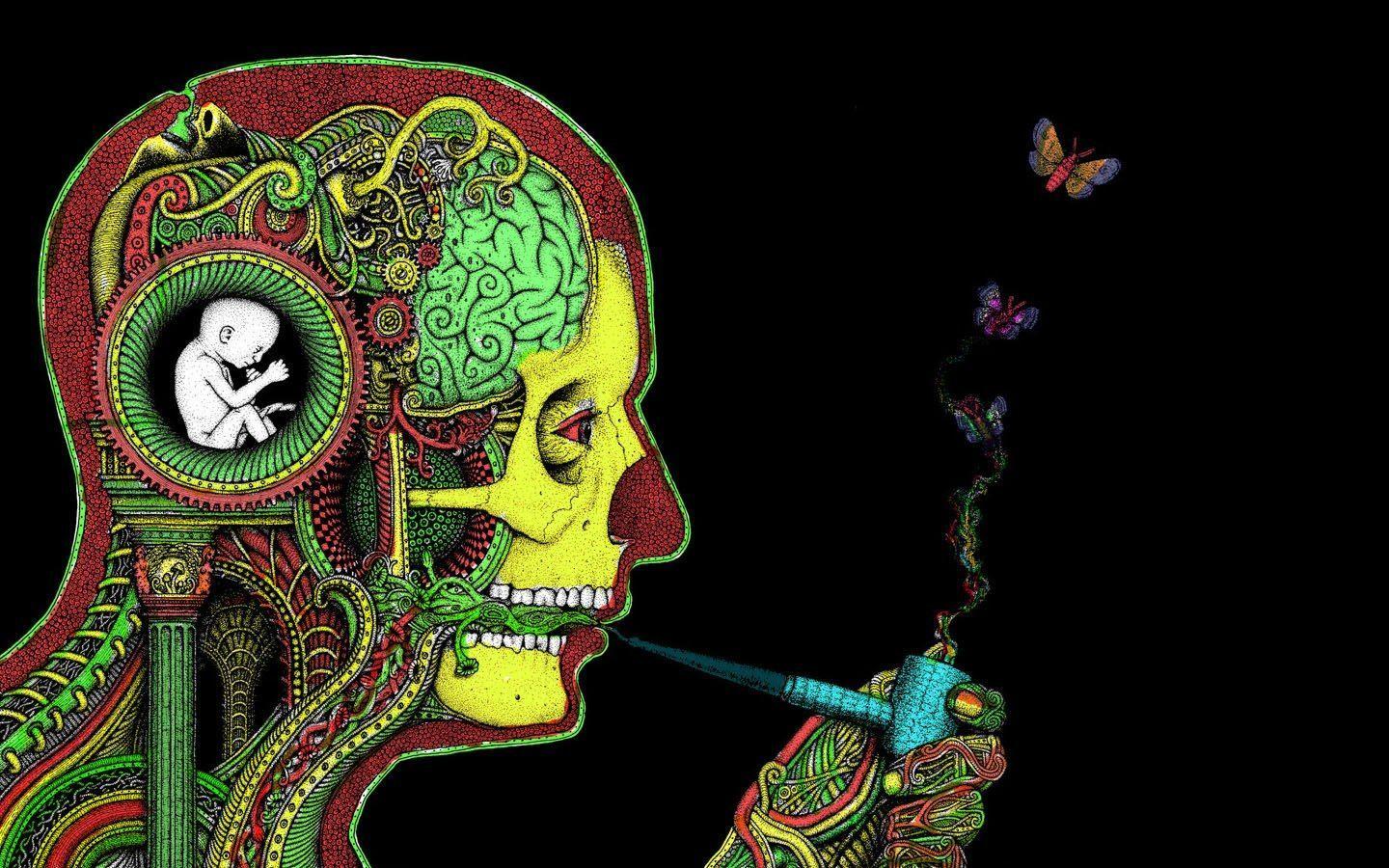 Stoner Smoking Trippy Wallpapers