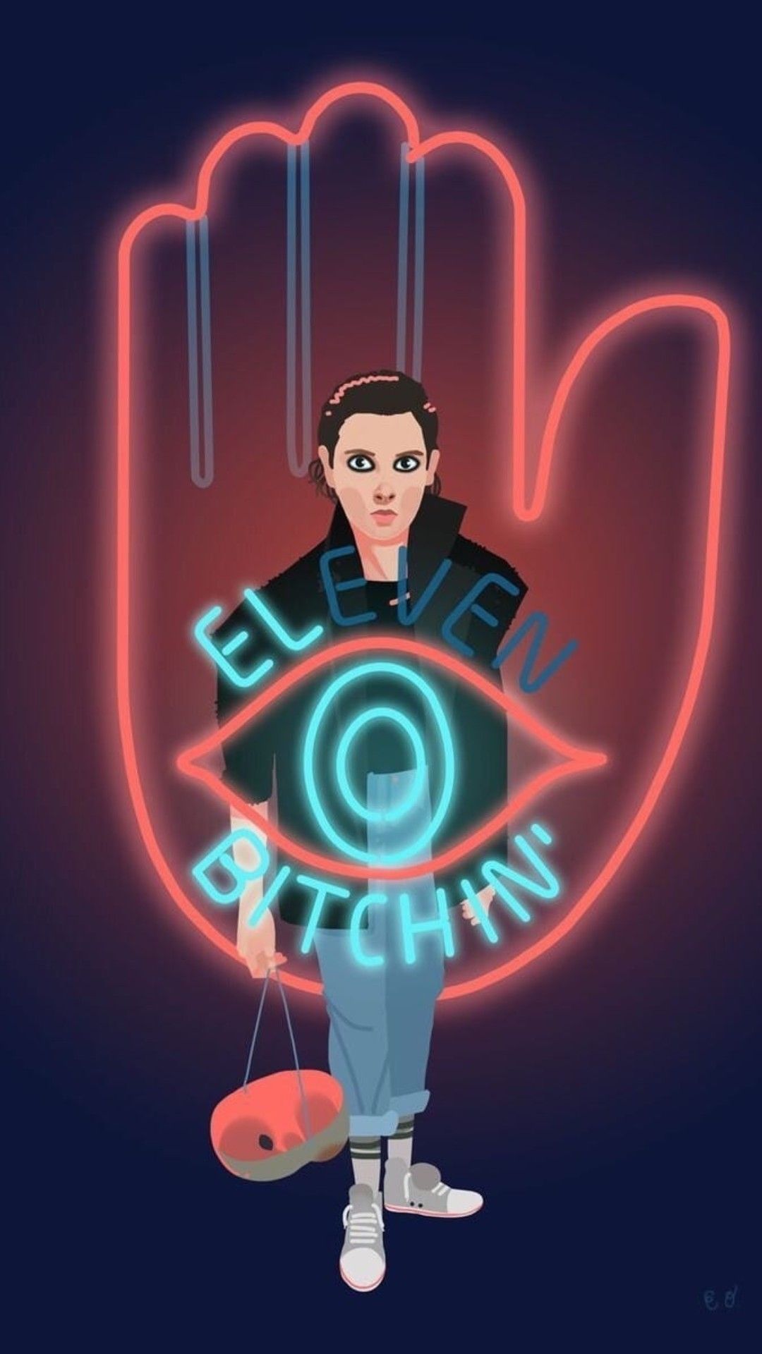 Stranger Things Eleven Artwork Wallpapers