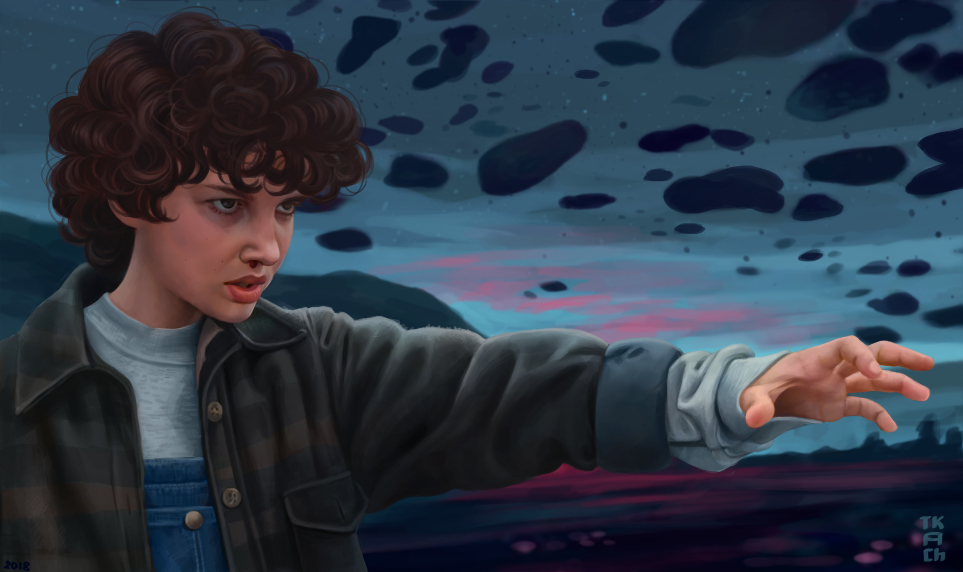 Stranger Things Eleven Fan Artwork Wallpapers