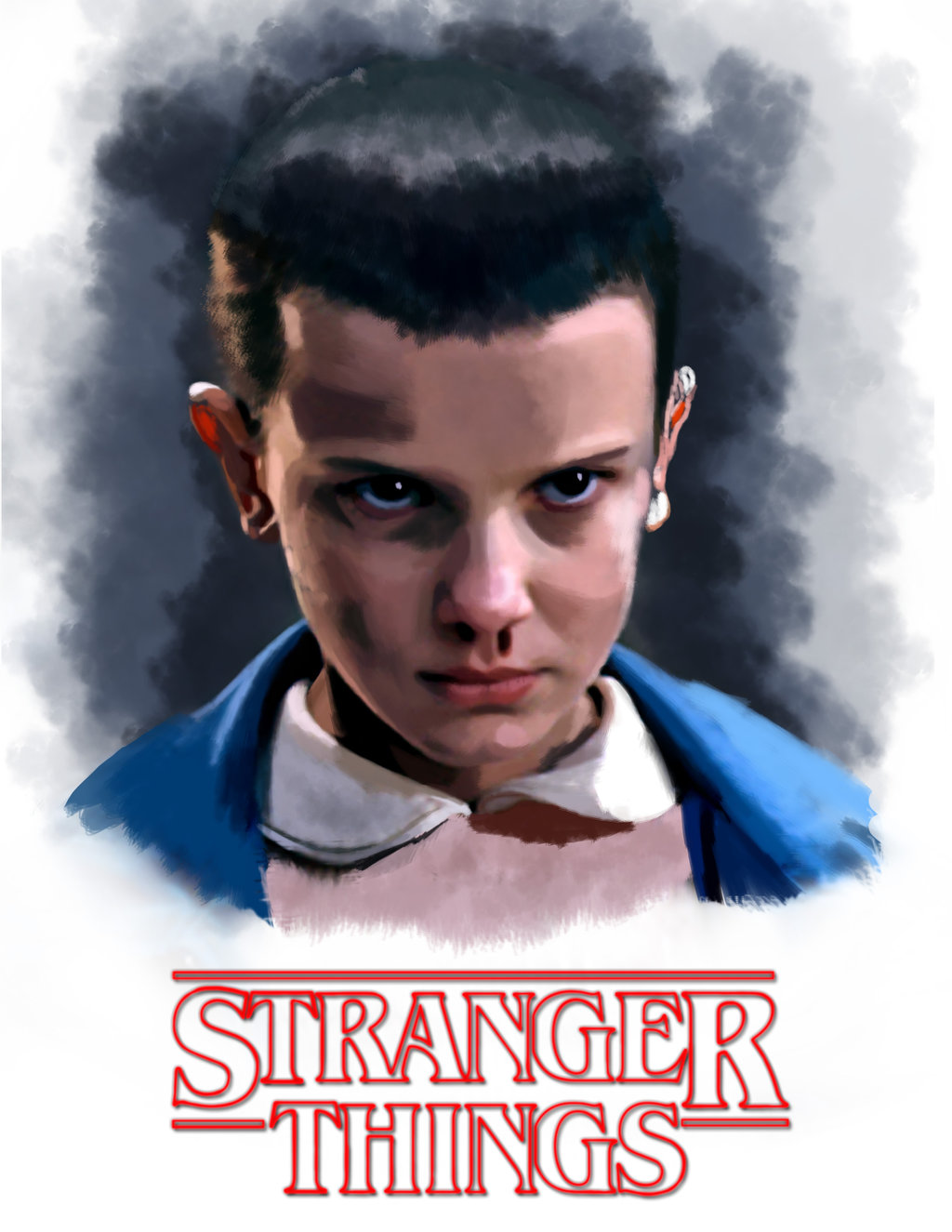 Stranger Things Eleven Neon Poster Wallpapers