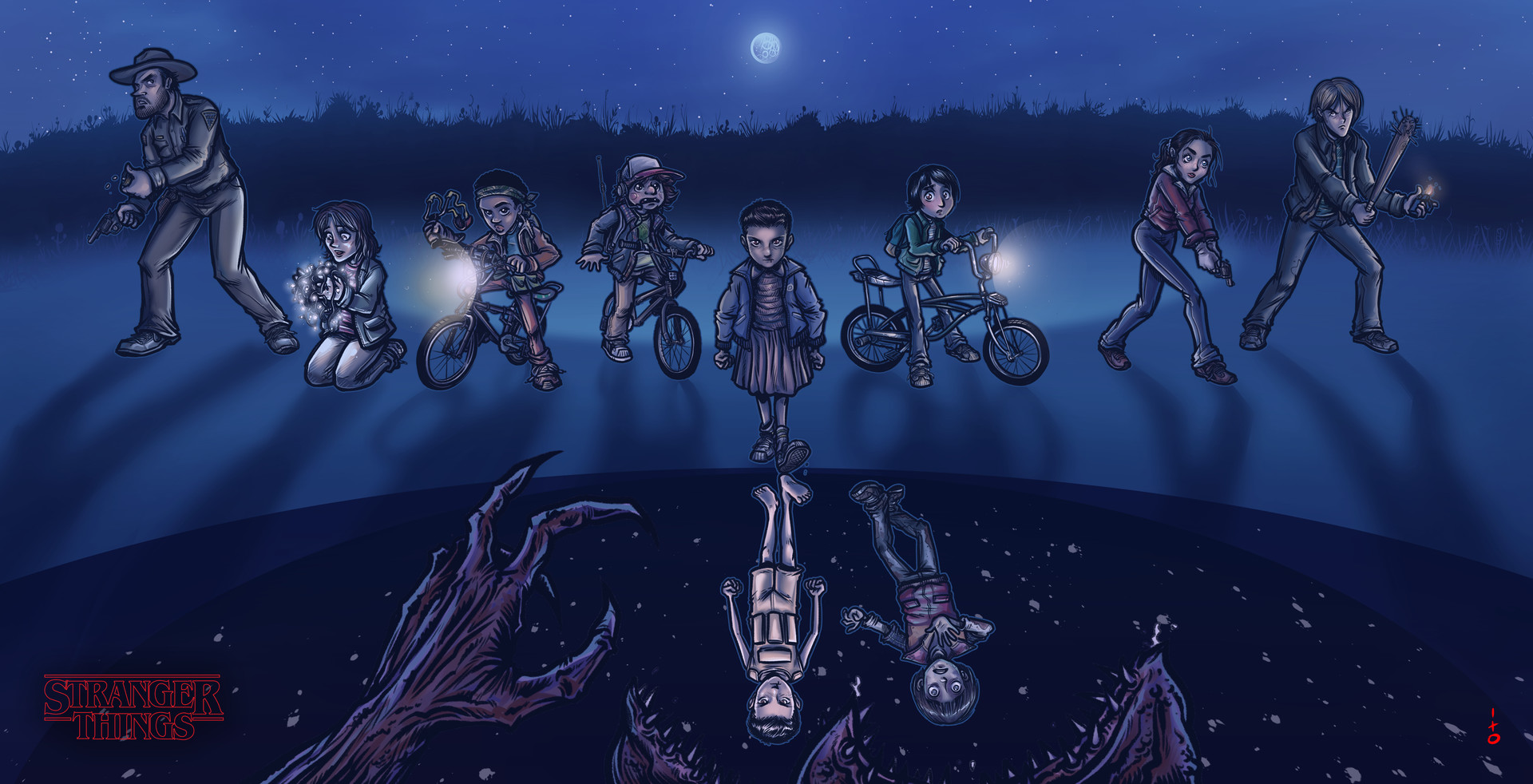 Stranger Things Fan Art Wallpapers