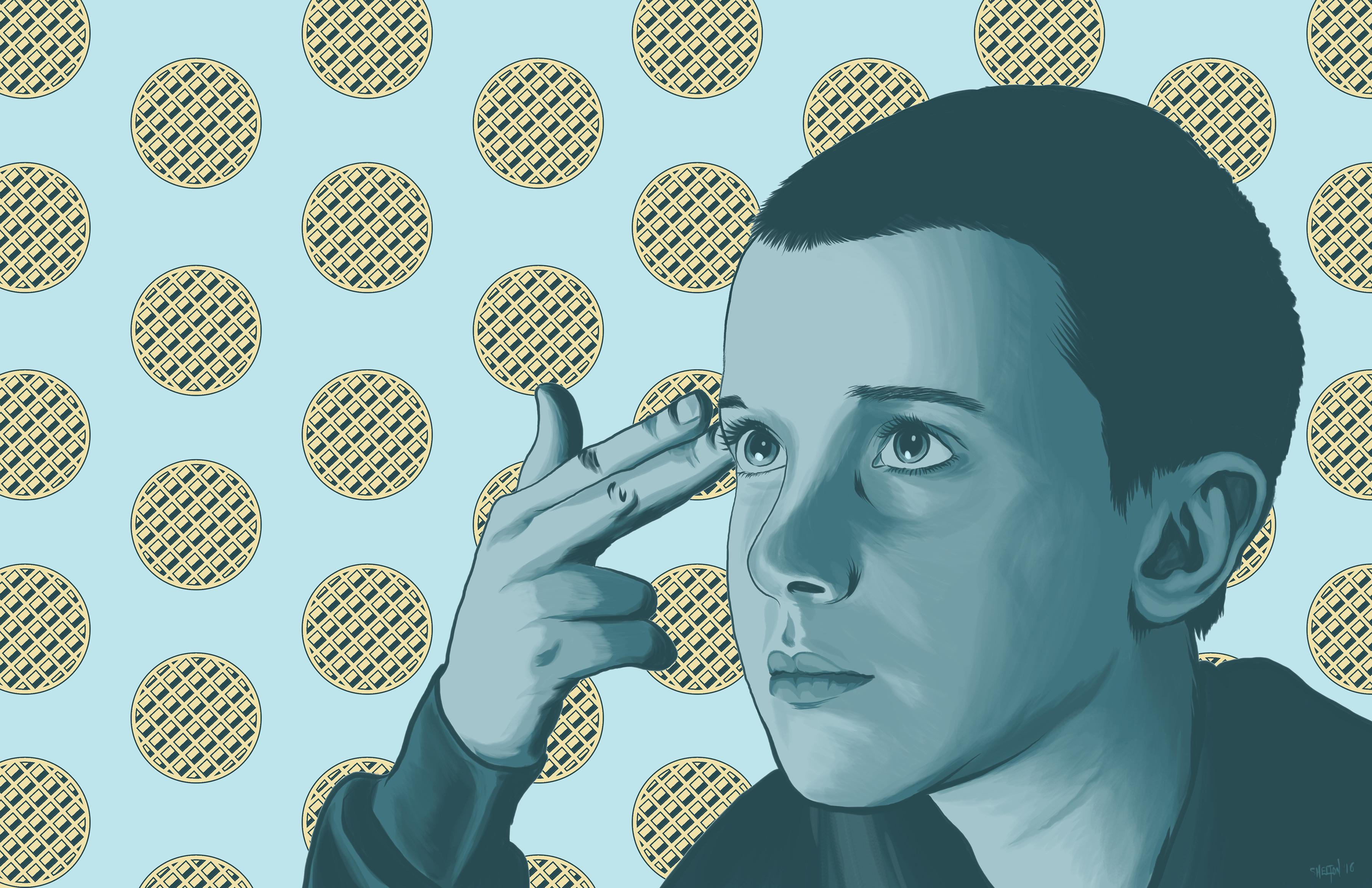 Stranger Things Millie Bobby Brown Artwork Wallpapers