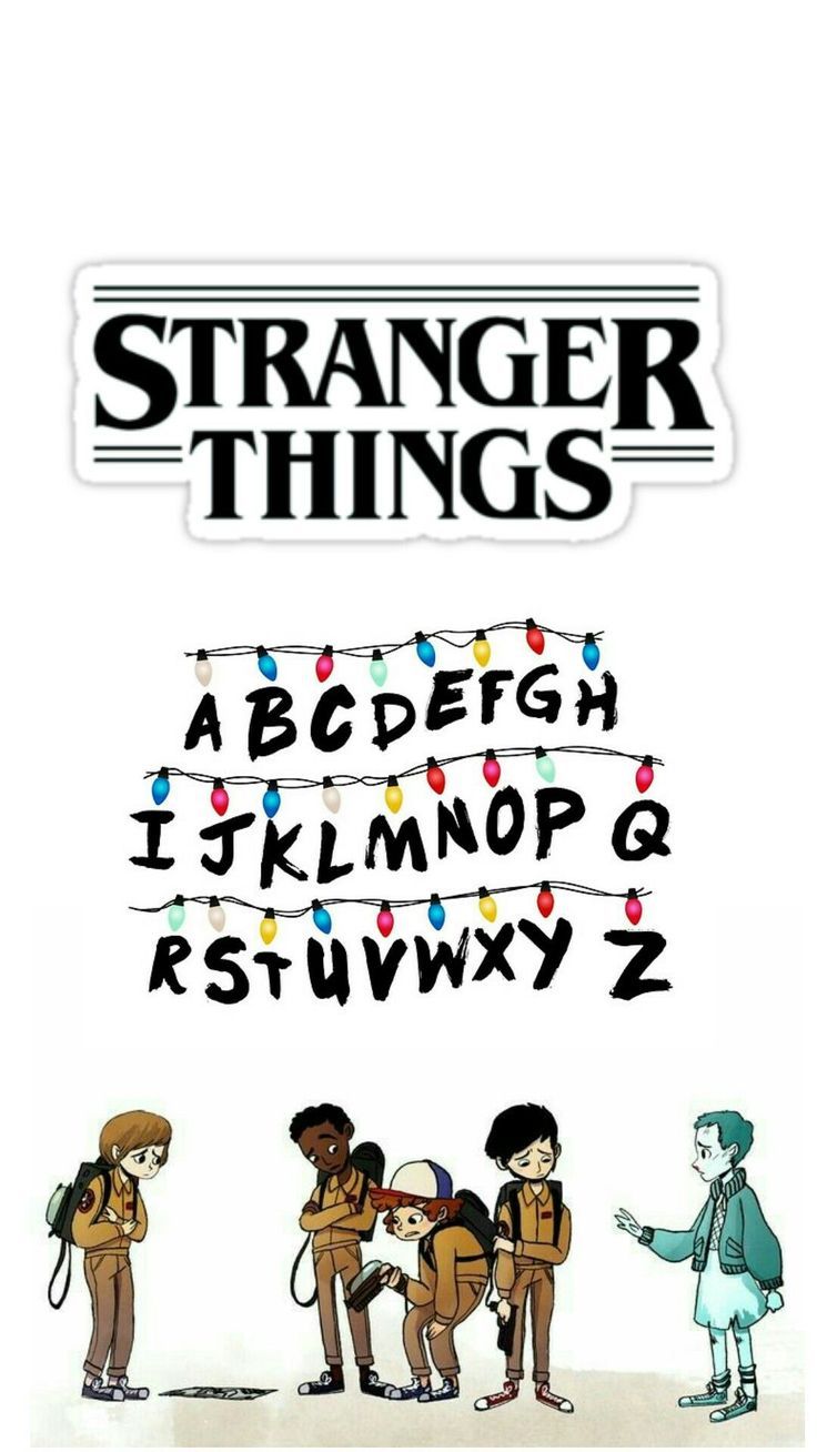 Stranger Things Text Poster Wallpapers