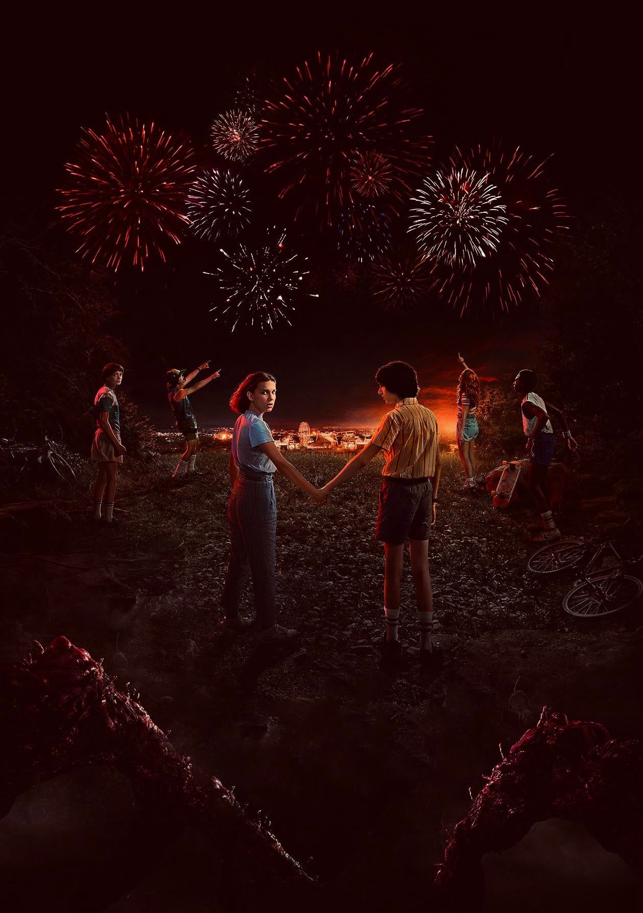 Stranger Things Text Poster Wallpapers