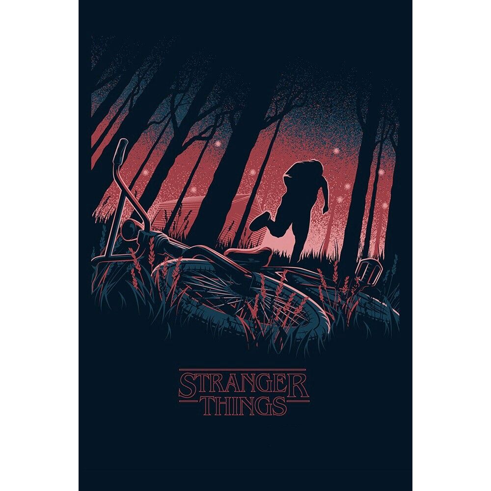 Stranger Things Text Poster Wallpapers