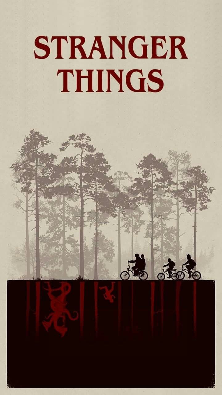 Stranger Things Text Poster Wallpapers