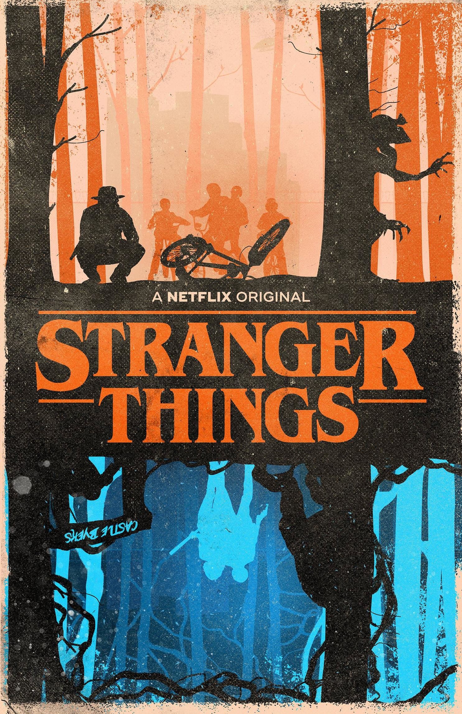 Stranger Things Text Poster Wallpapers