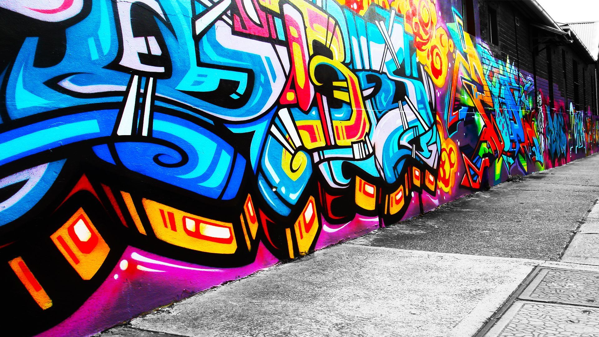 Street Graffiti Background
